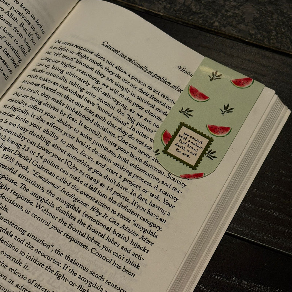 Magnetic bookmarks: Palestine themed