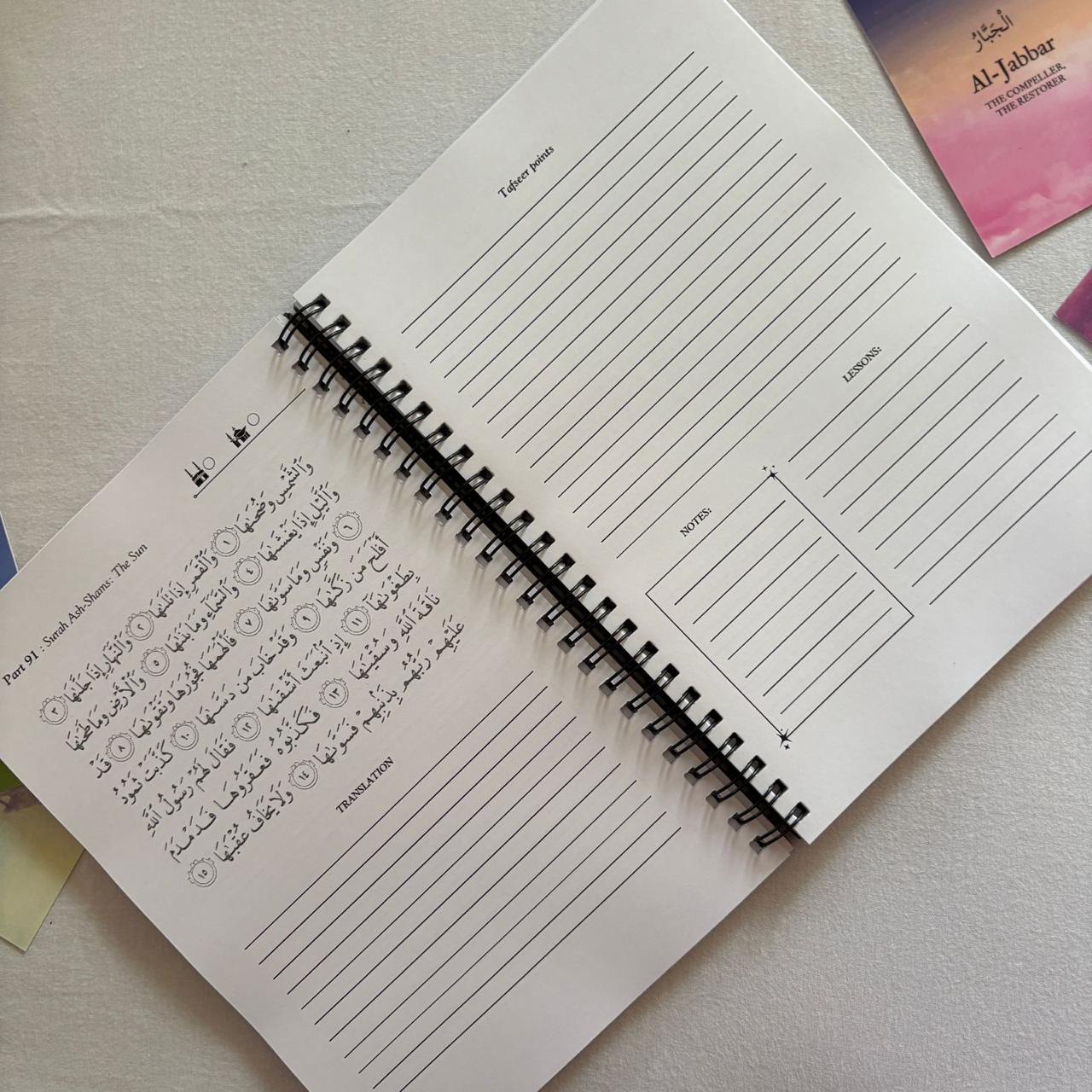 Quran Journal & tracing Quran: Juz 30